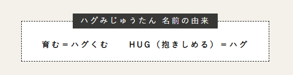 ハグみじゅうたん名前の由来