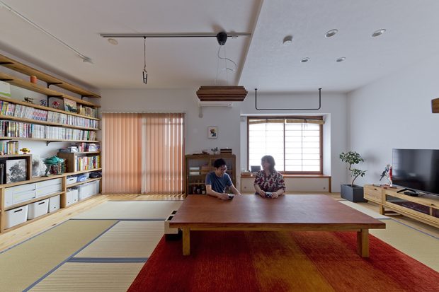 大阪　中古マンションのリノベーション工事で完成したLDK　M邸