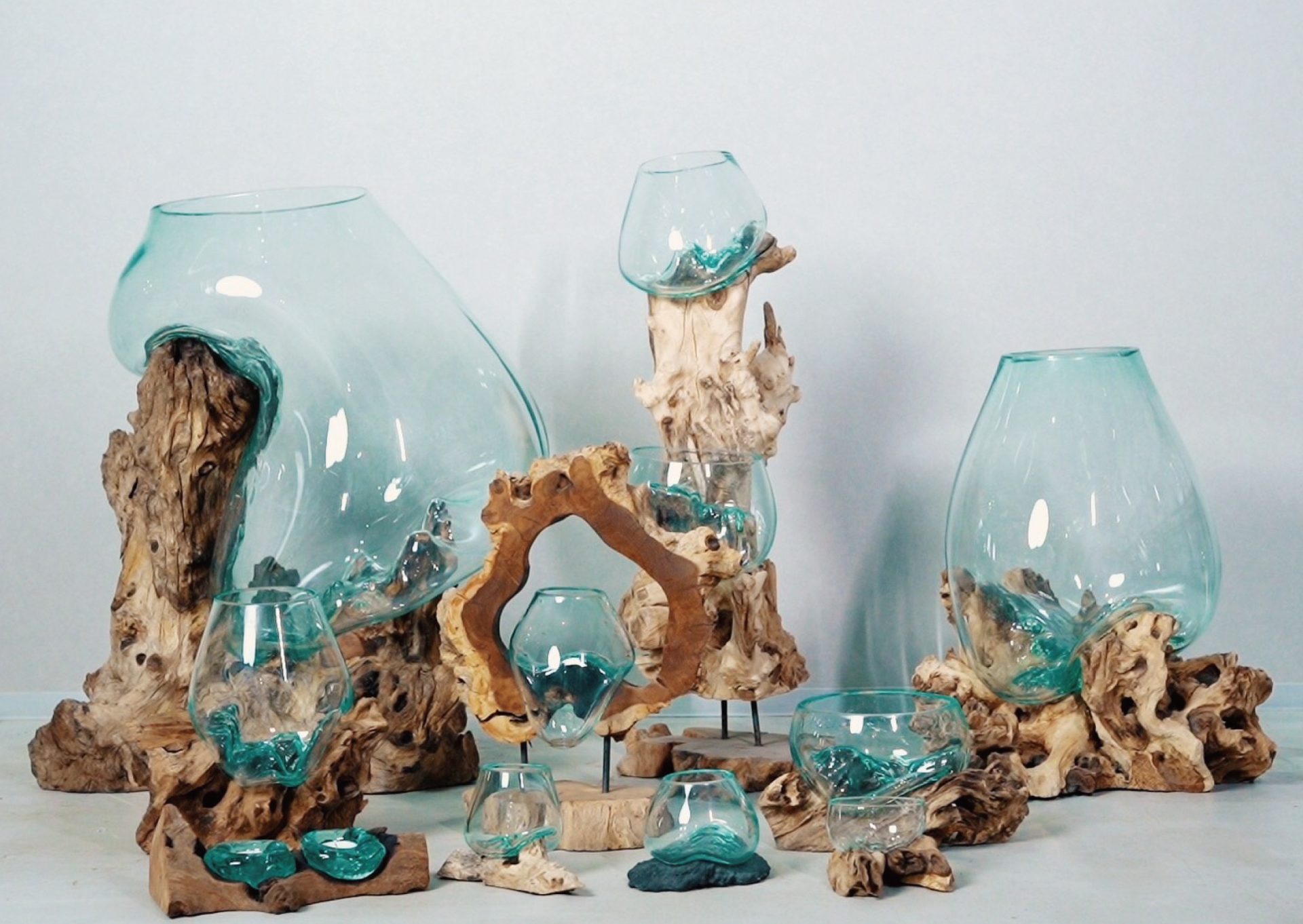 流木ガラス　インテリア【E】　ウォールディスプレイ 流木ガラス インテリア【E】 ウォールディスプレイ 流木ガラス専門店